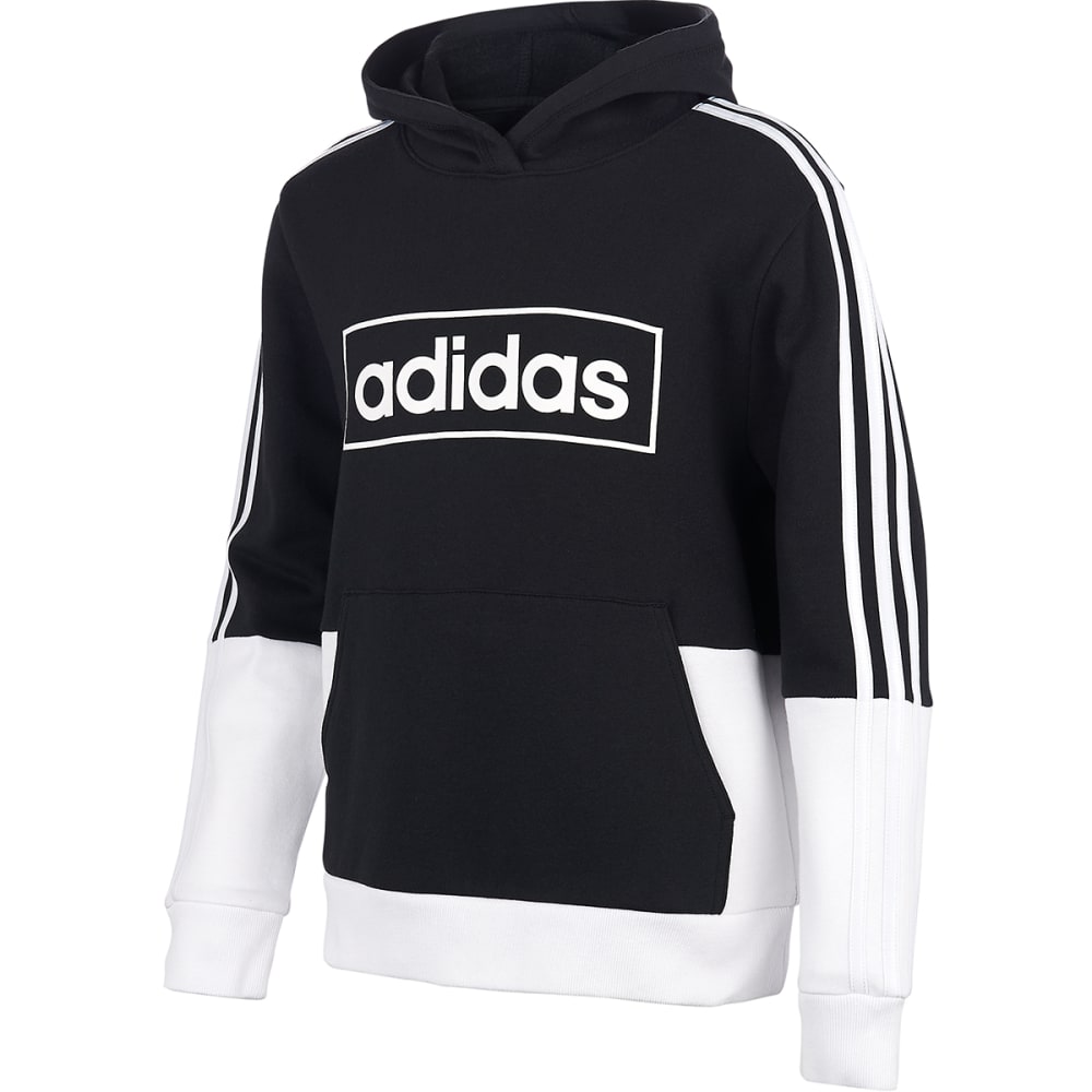 ADIDAS Big Boys' Colorblock Pullover Hoodie S