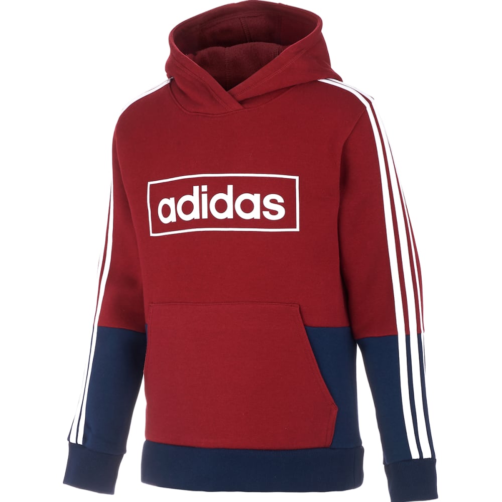 ADIDAS Big Boys' Colorblock Pullover Hoodie - Bob’s Stores