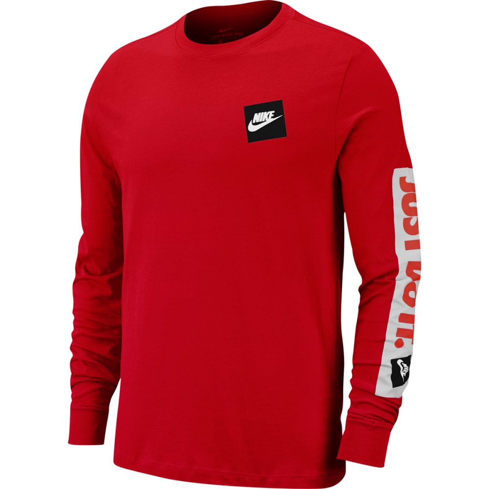 NIKE Men's Nike Swoosh Just Do It Long-Sleeve Tee - Bob’s Stores