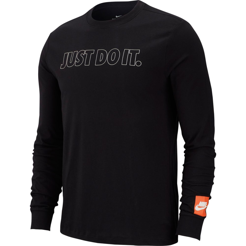 NIKE Men's Long-Sleeve Just Do It Outline Tee - Bob’s Stores