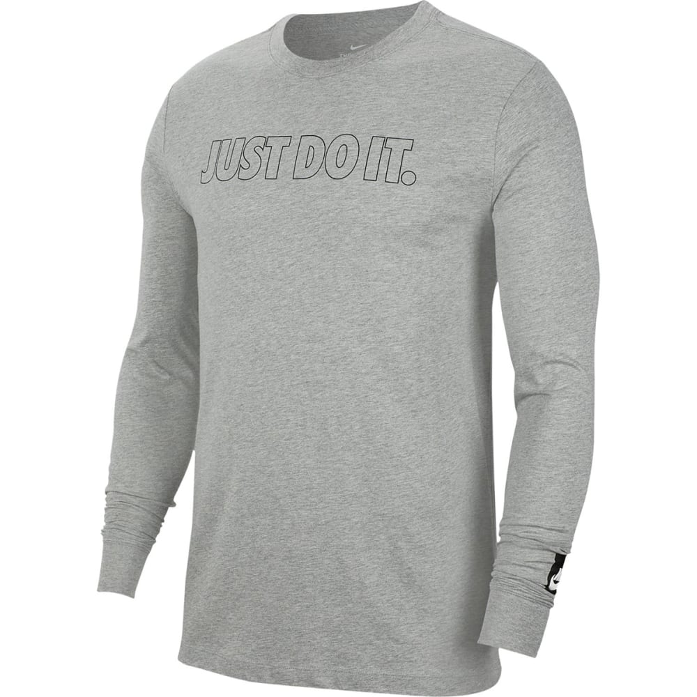 NIKE Men's Long-Sleeve Just Do It Outline Tee - Bob’s Stores
