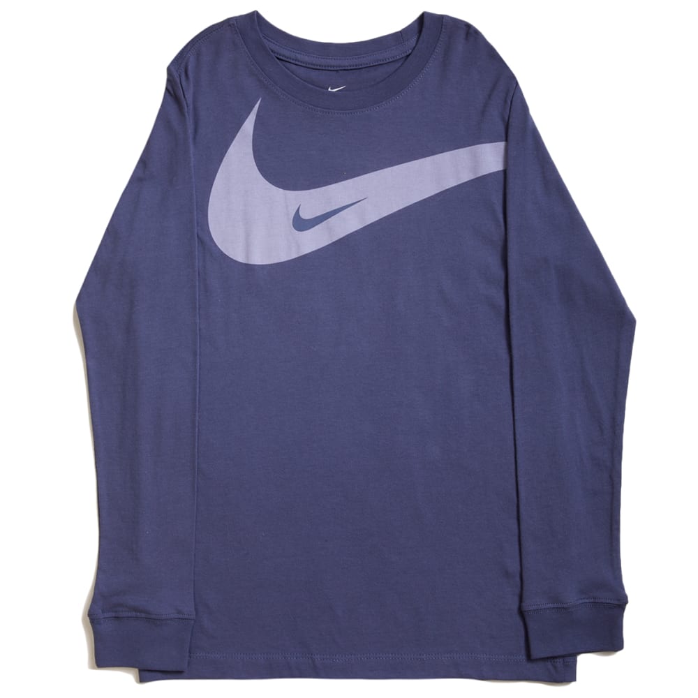 NIKE Boys' Long-Sleeve Nike Swoosh Tee - Bob’s Stores