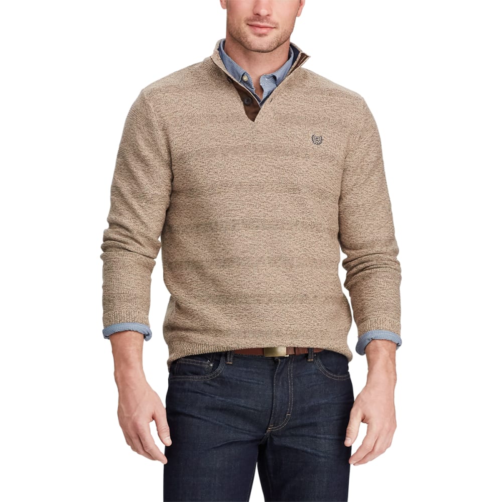 CHAPS Men's Twist Button Mock Sweater - Bob’s Stores