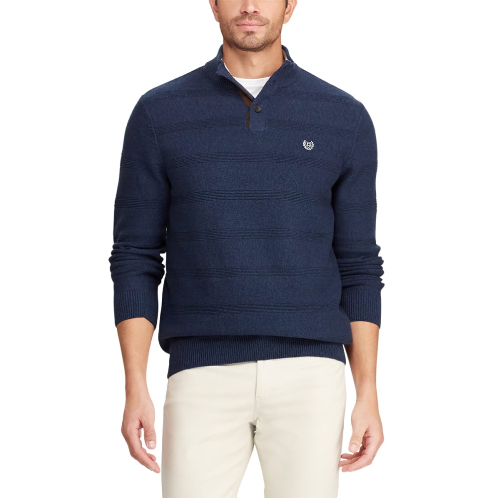 CHAPS Men's Twist Button Mock Sweater - Bob’s Stores