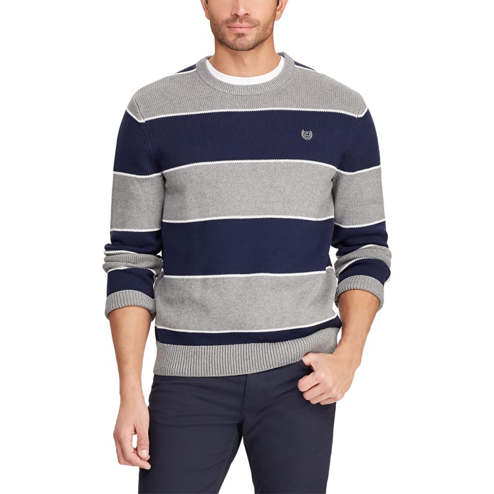 CHAPS Men's Promo Crewneck Striped Sweater - Bob’s Stores