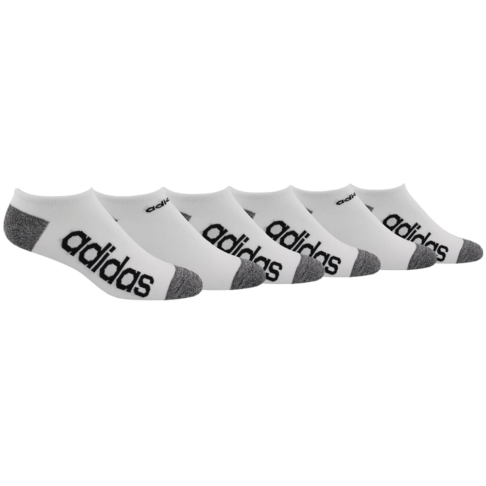ADIDAS Men's Superlite Linear No-Show Socks, 6-Pack 10-13