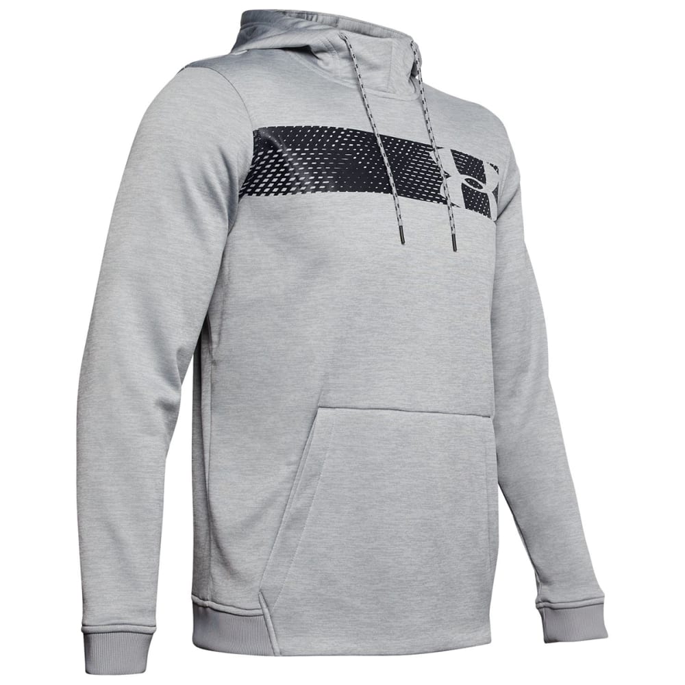 UNDER ARMOUR Men' Bar Logo Pullover Hoodie M