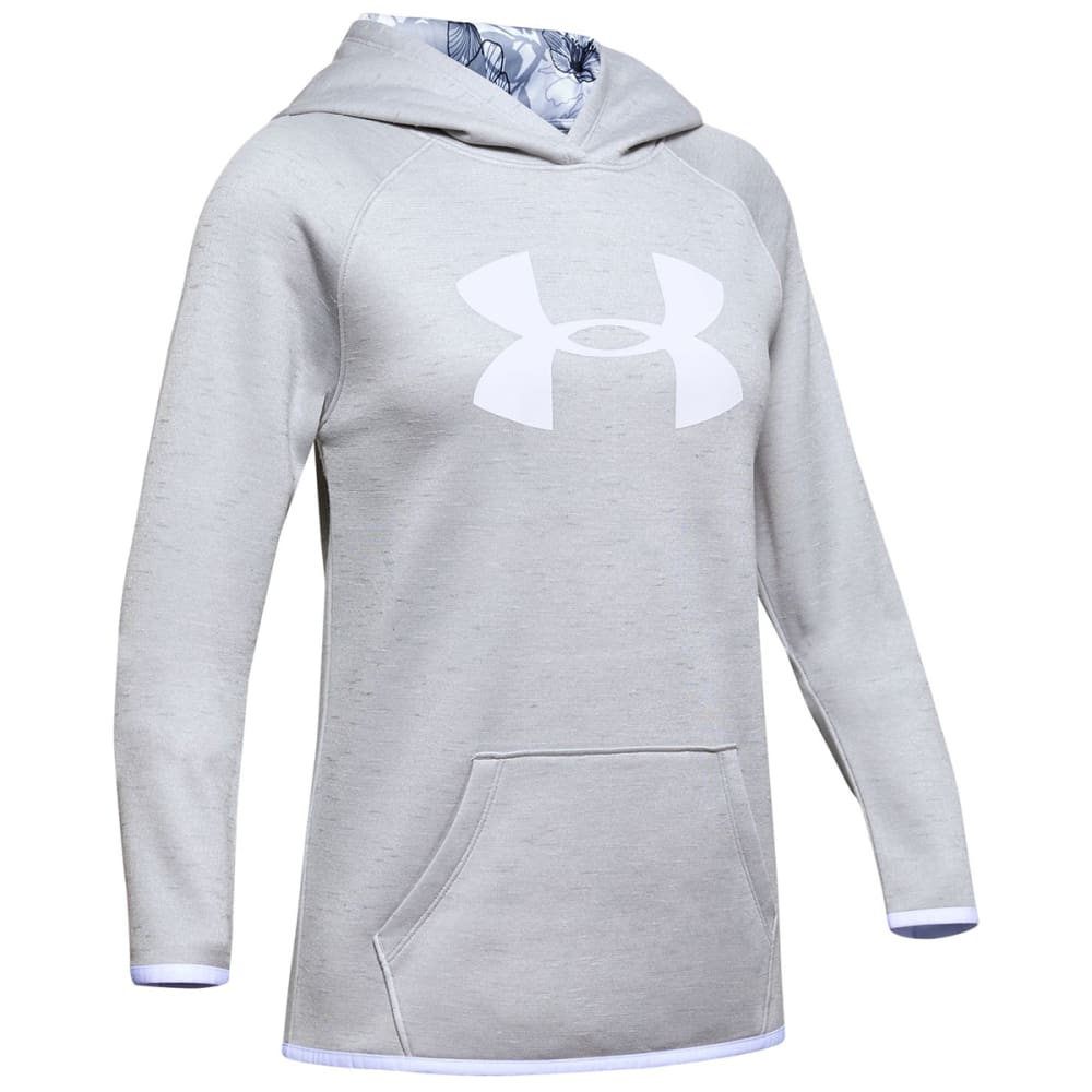 UNDER ARMOUR Girls' Armour Fleece Big Logo Hoodie S