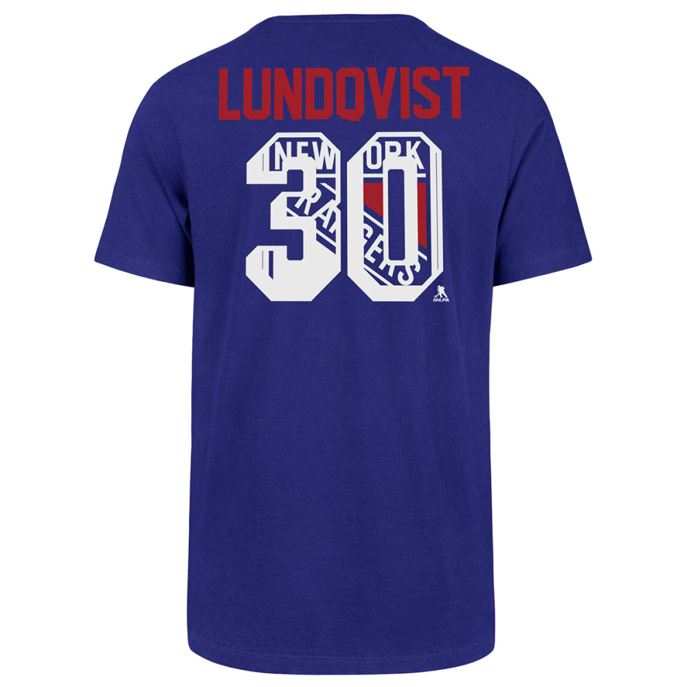 NEW YORK RANGERS Men's Lundqvist MVP Super Rival Short-Sleeve Tee M