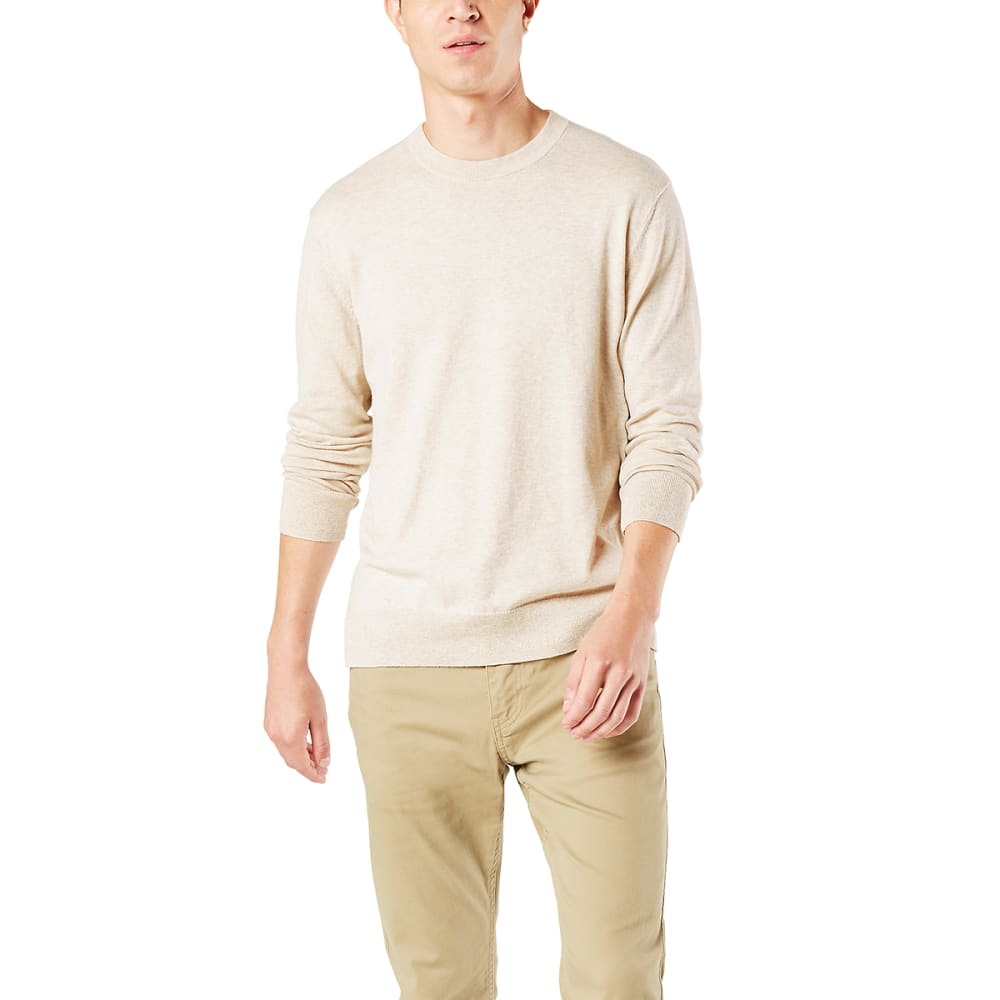 DOCKERS Men's Cotton Heather Crewneck Sweater M