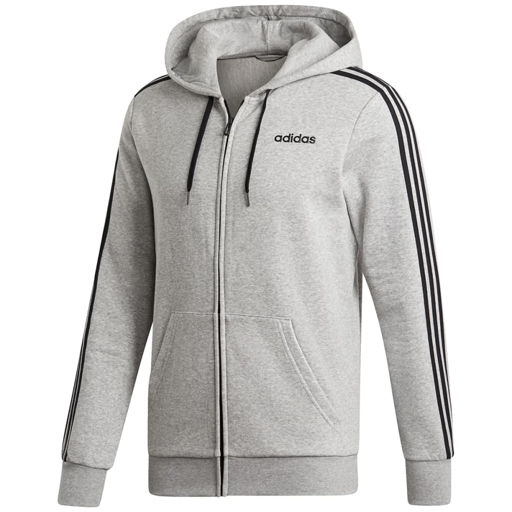 ADIDAS Men's Essentials 3-Stripe Fleece Hoodie - Bob’s Stores