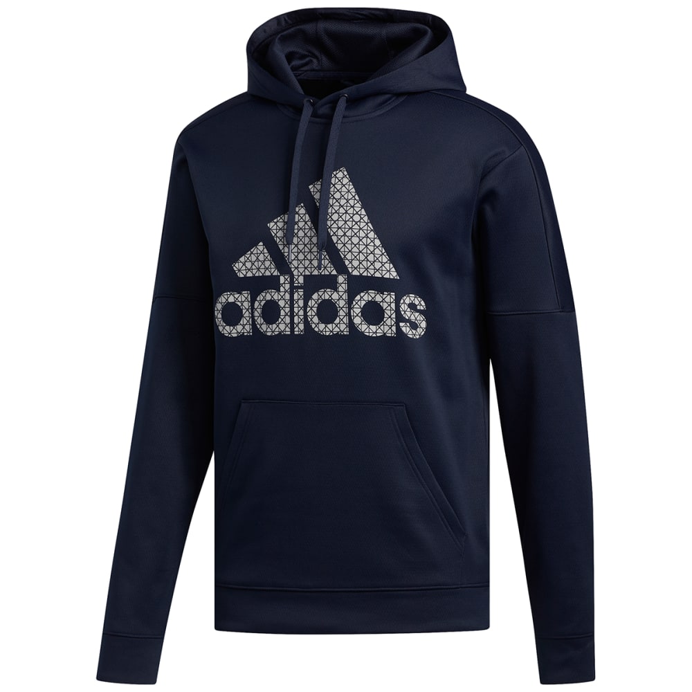 ADIDAS Men's Badge of Sport Grid Team Hoodie M