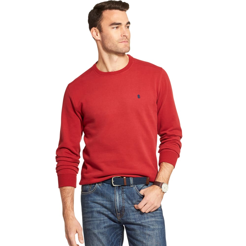 IZOD Men's Long-Sleeve Supersoft Fleece Crewneck Sweater - Bob’s Stores