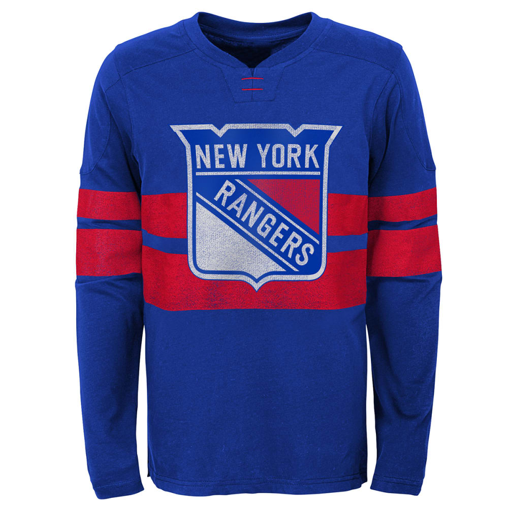 NEW YORK RANGERS Boys' Long-Sleeve Tee M