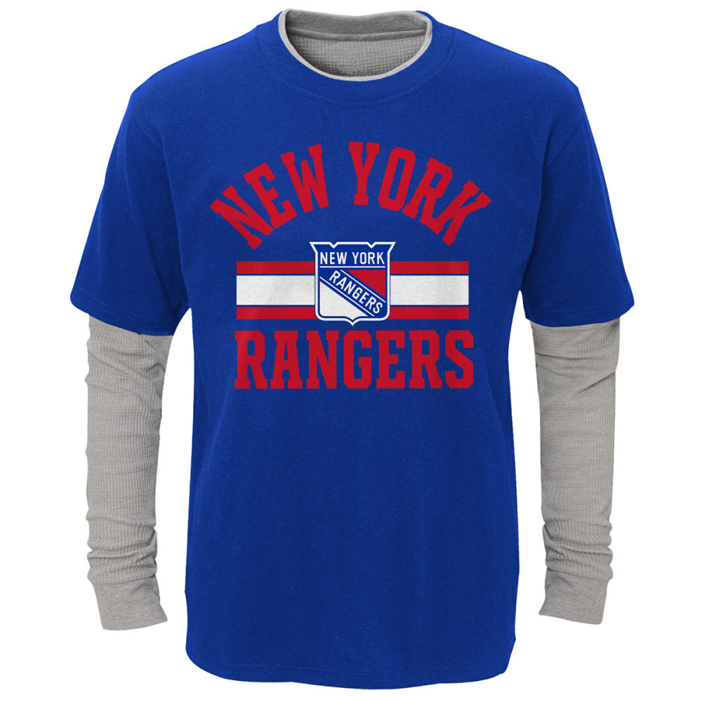 NEW YORK RANGERS Boys' Mainstay Thermal Long-Sleeve Tee S