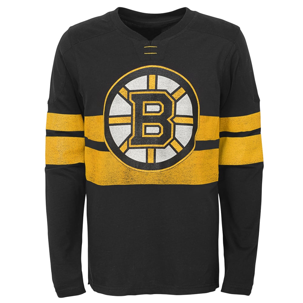 BOSTON BRUINS Boys' Long-Sleeve Tee M