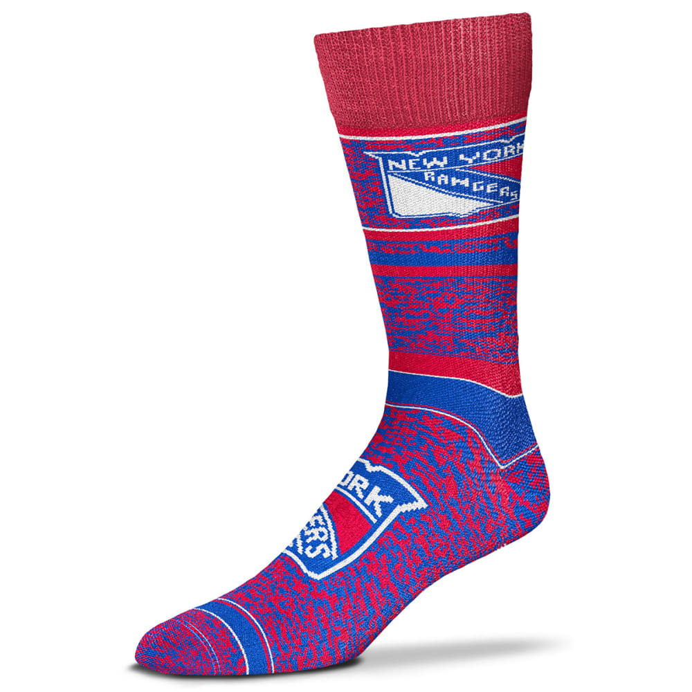 NEW YORK RANGERS Men's Game Time Dress Socks L