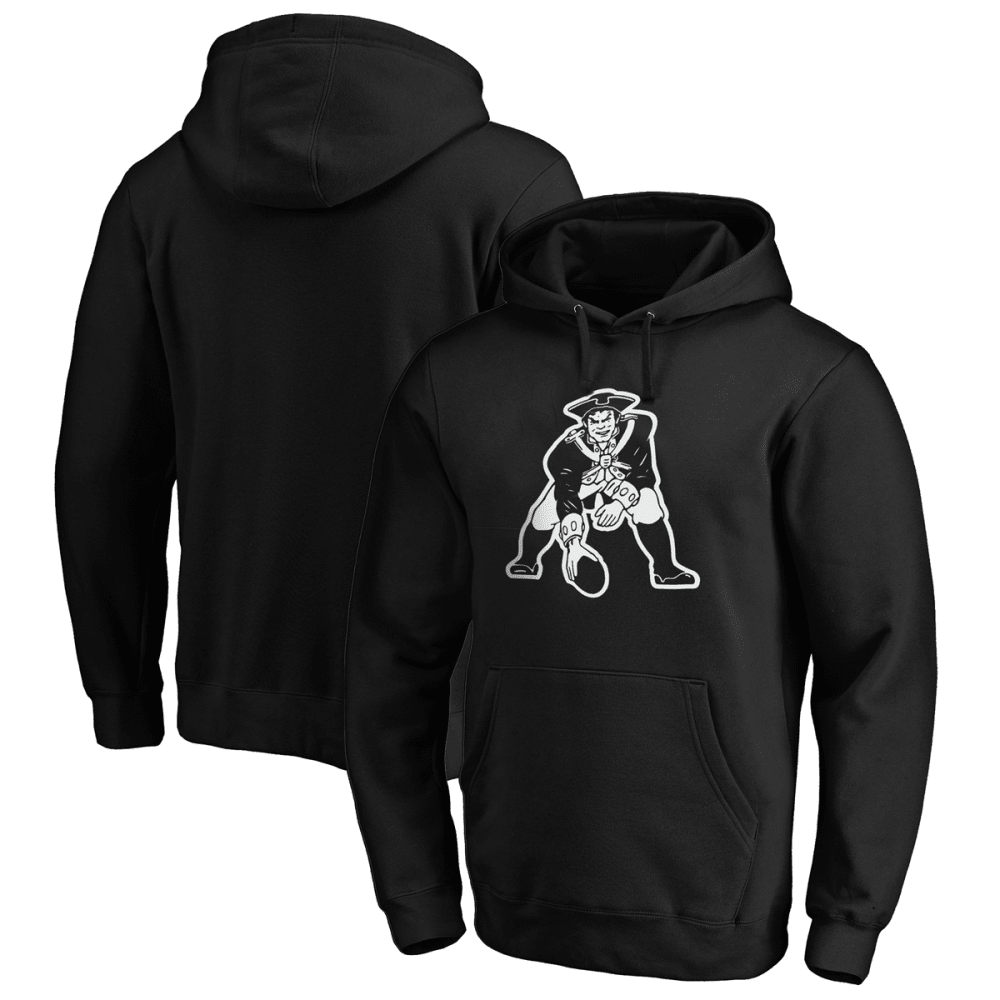 New England Patriots Pat Patriot Retro Hoodie Medium - ShopperBoard