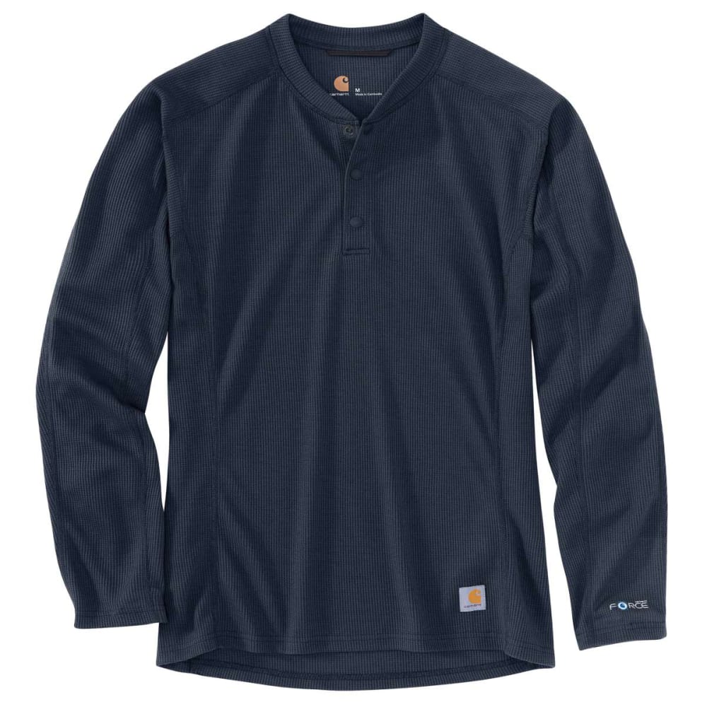 CARHARTT Men's Base Force Midweight Classic Henley Shirt - Bob’s Stores