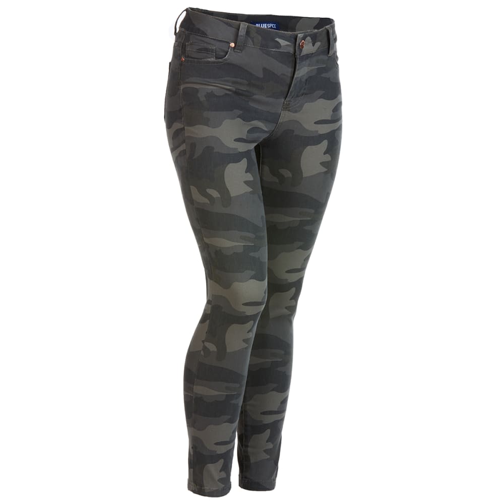 BLUE SPICE Juniors' Printed Camo Ankle Jeans - Bob’s Stores