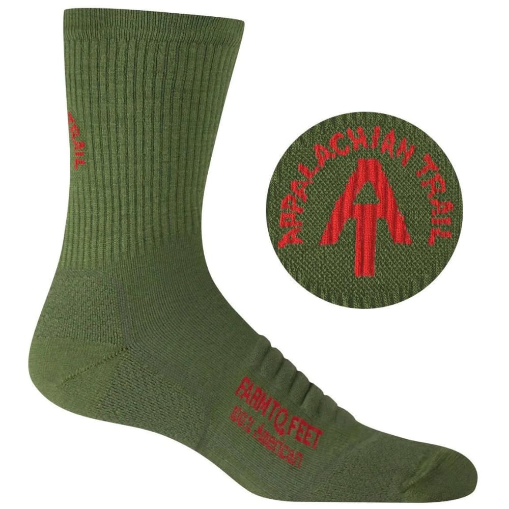 FARM TO FEET Men's Harpers Ferry Technical 3/4 Crew Sock M