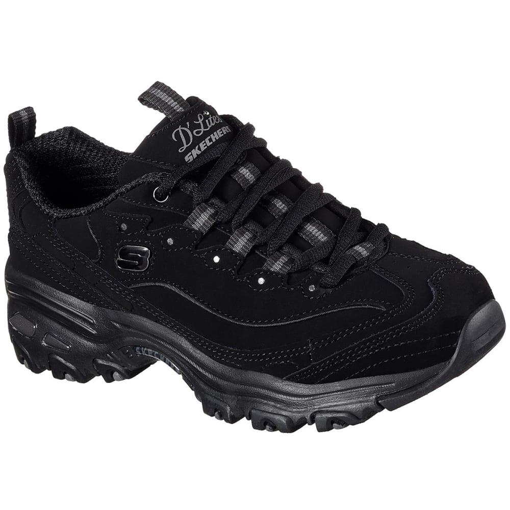 SKECHERS Women's D'Lites Play On Wide Sneaker 6.5
