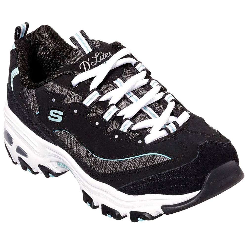 SKECHERS Women's D'lites Memory Foam Trainers 7