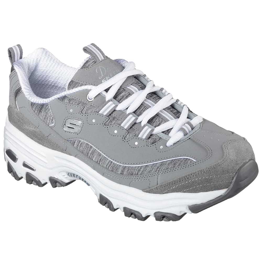 SKECHERS Women's D'lites Memory Foam Trainers 6