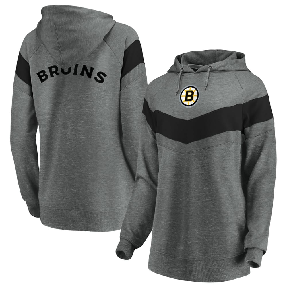 BOSTON BRUINS Women's Go All Out Chevron Pullover Hoodie - Bob’s Stores