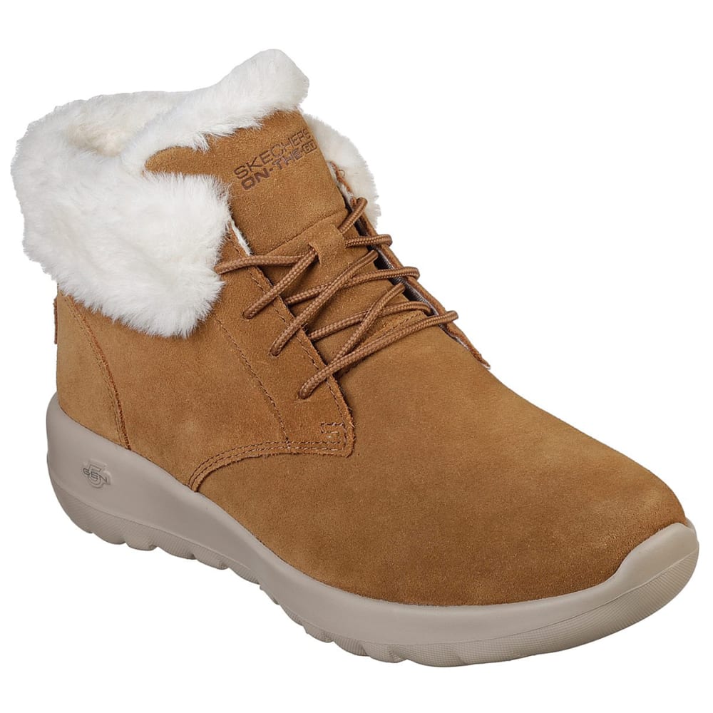 SKECHERS Women's On The Go Joy Lush Lace Up Bootie 7