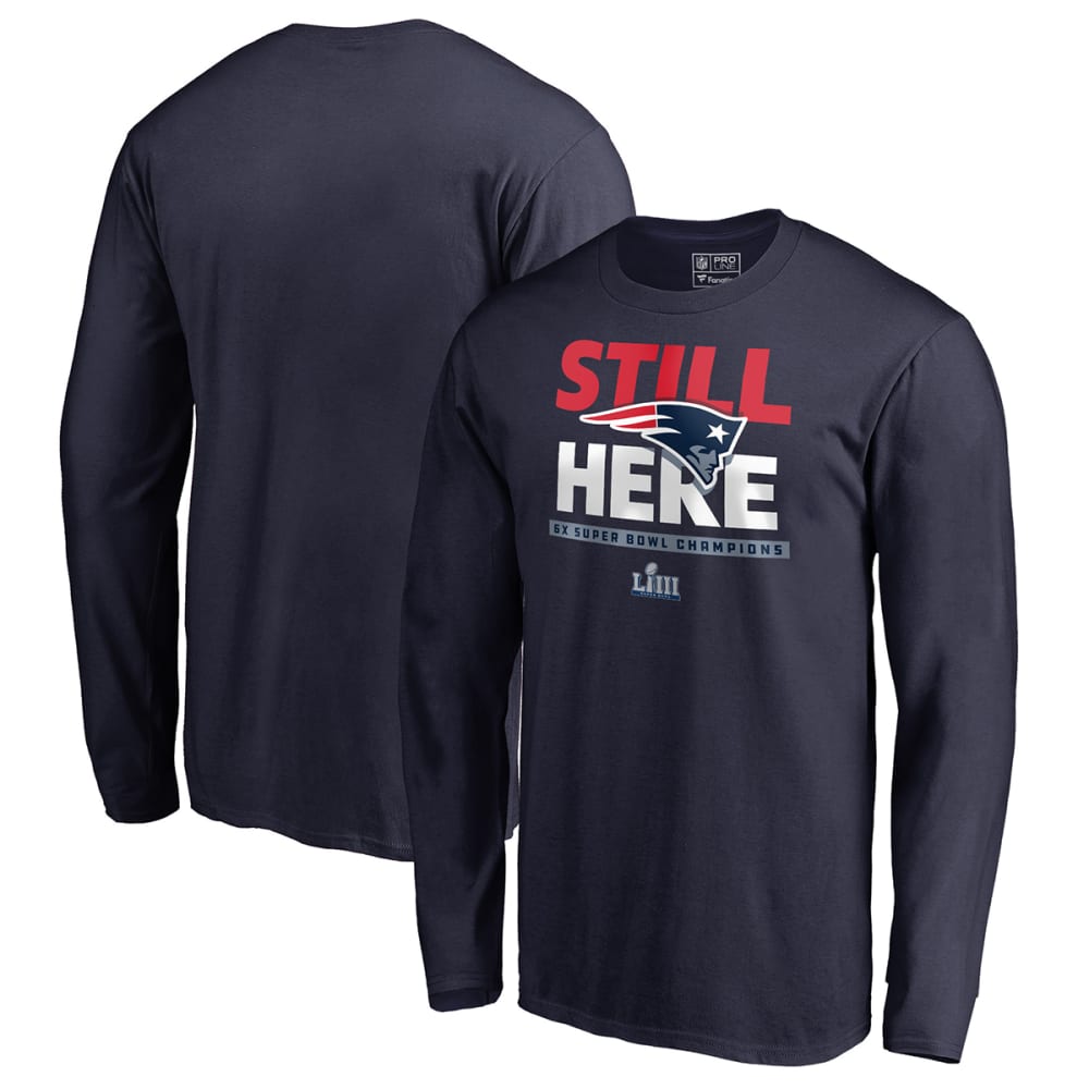 NEW ENGLAND PATRIOTS Men's Super Bowl LIII 6X Champions Long-Sleeve ...