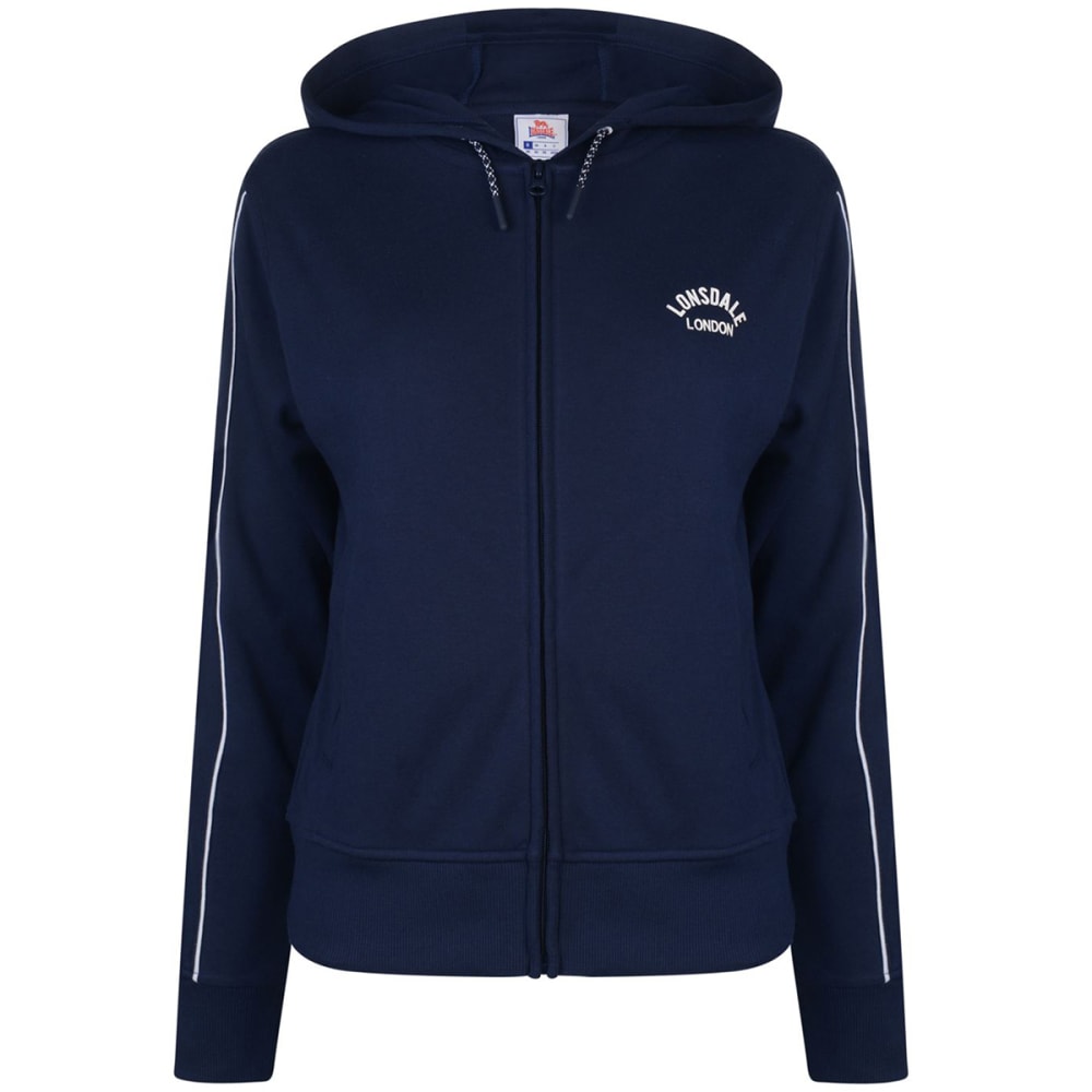 LONSDALE Women's Long Line Zip Hoodie 4