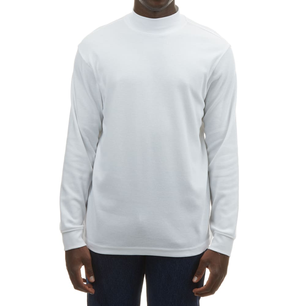 RUGGED TRAILS Men's Interlock Knit Mock Neck Sweater L