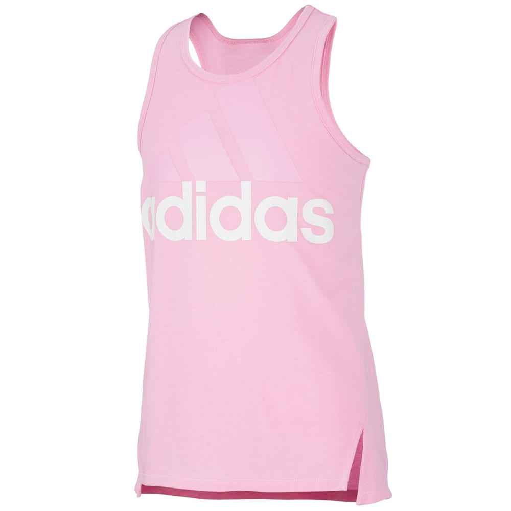 ADIDAS Girls' Shaped Hem Tank Top S