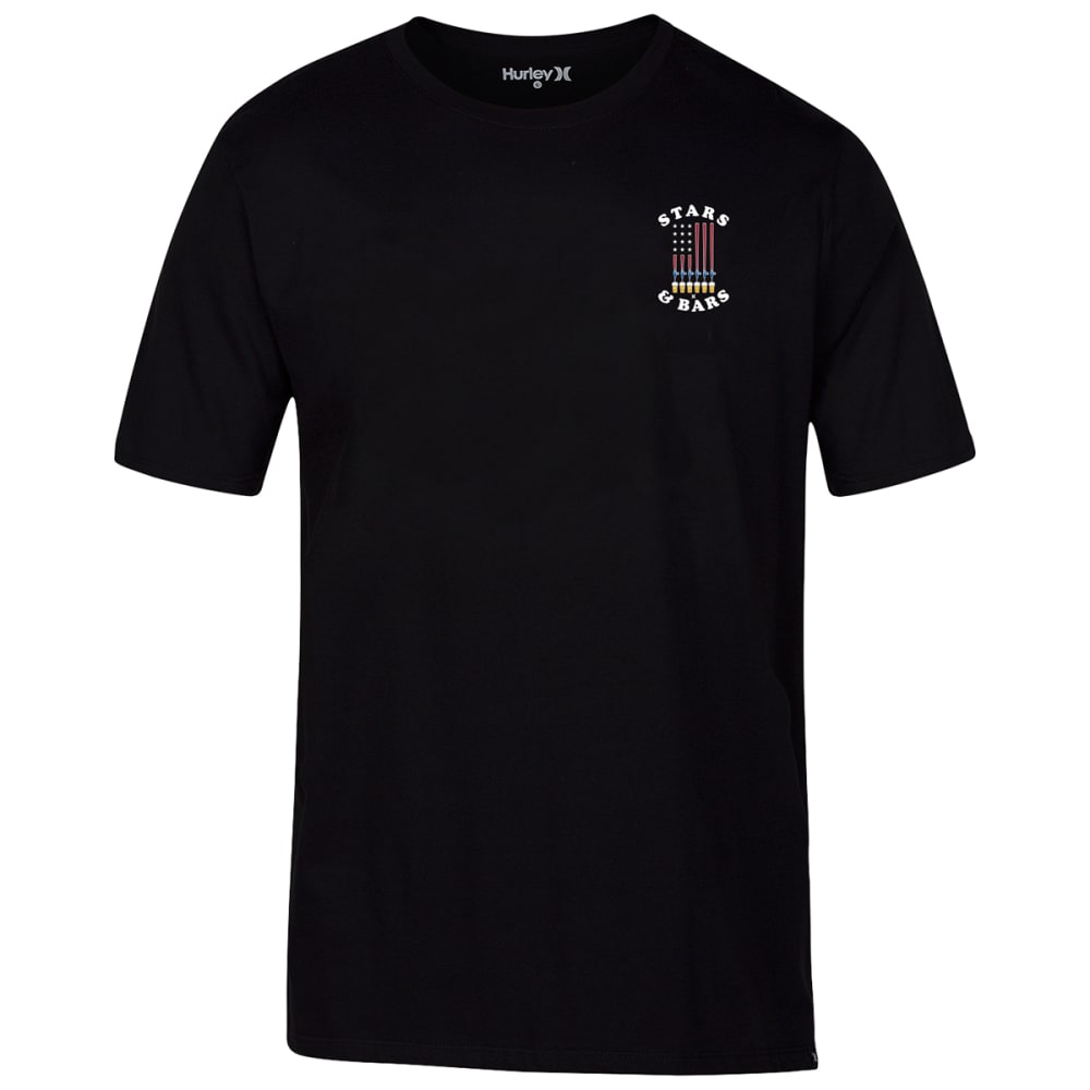 HURLEY Men's Premium Stars and Bars Graphic Tee S