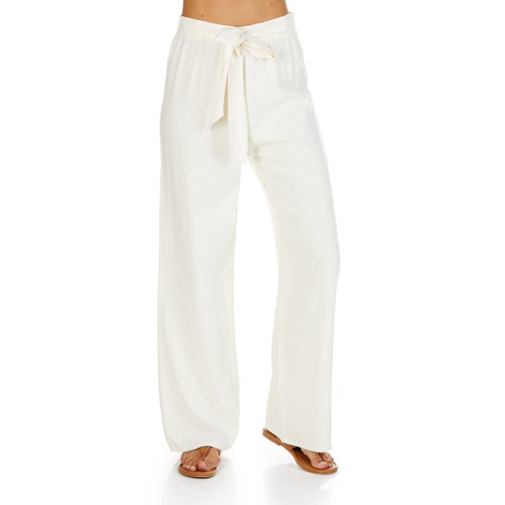 AMBIANCE Juniors' Linen Palazzo Pant - Bob’s Stores