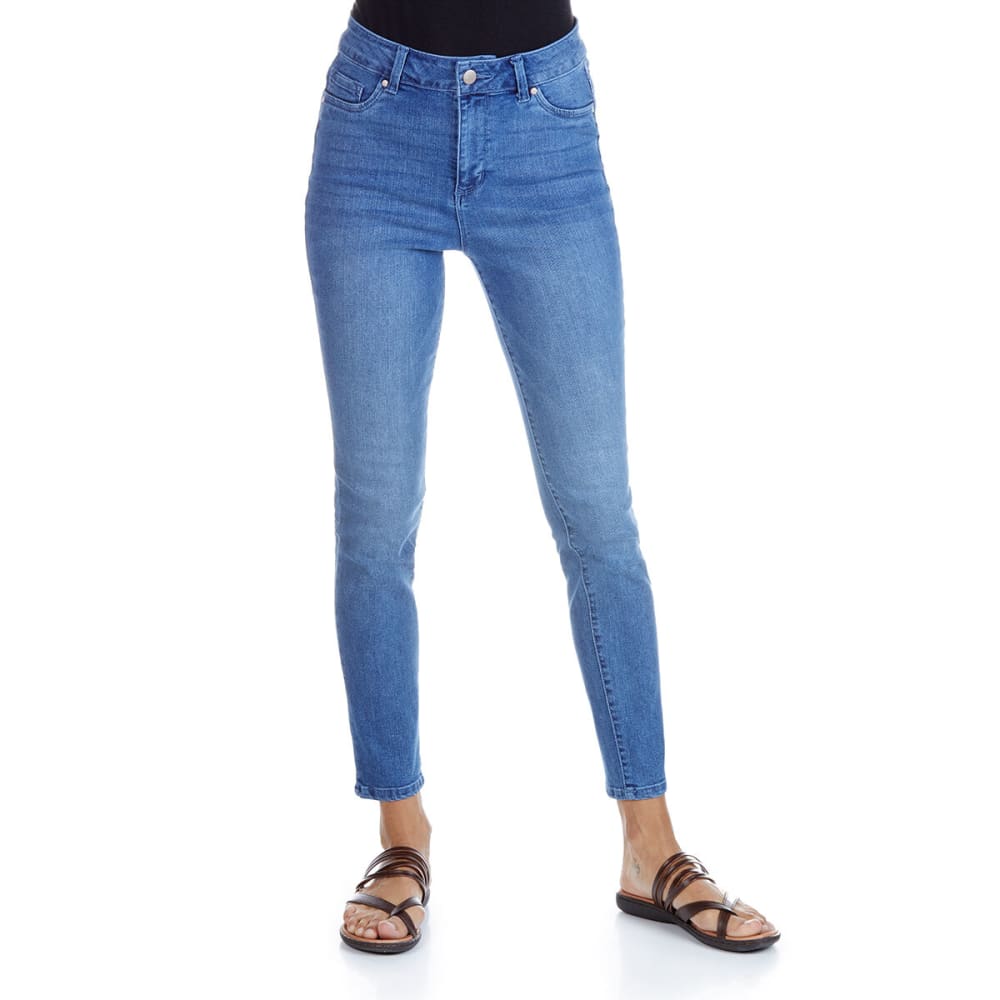 D JEANS Women's High Waist Muffin Cover Ankle Denim Jeans 6