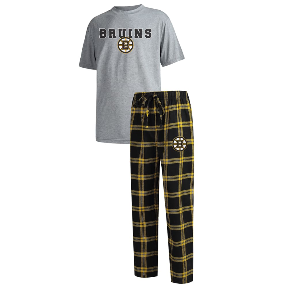 BOSTON BRUINS Men's Troupe Shirt and Pants Sleep Set - Bob’s Stores