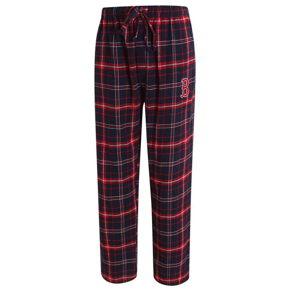 BOSTON RED SOX Men s Ultimate Plaid Flannel Pajama Pants