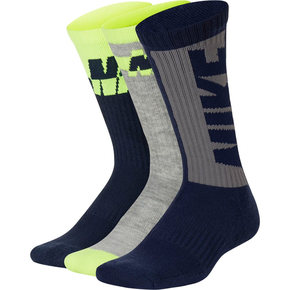 NIKE Boys' Everyday Crew Socks, 3 Pack Bob’s Stores