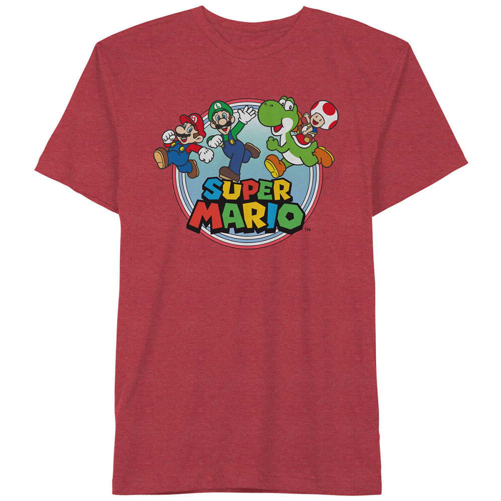 NINTENDO Super Mario Men's Short-Sleeve Graphic Tee M