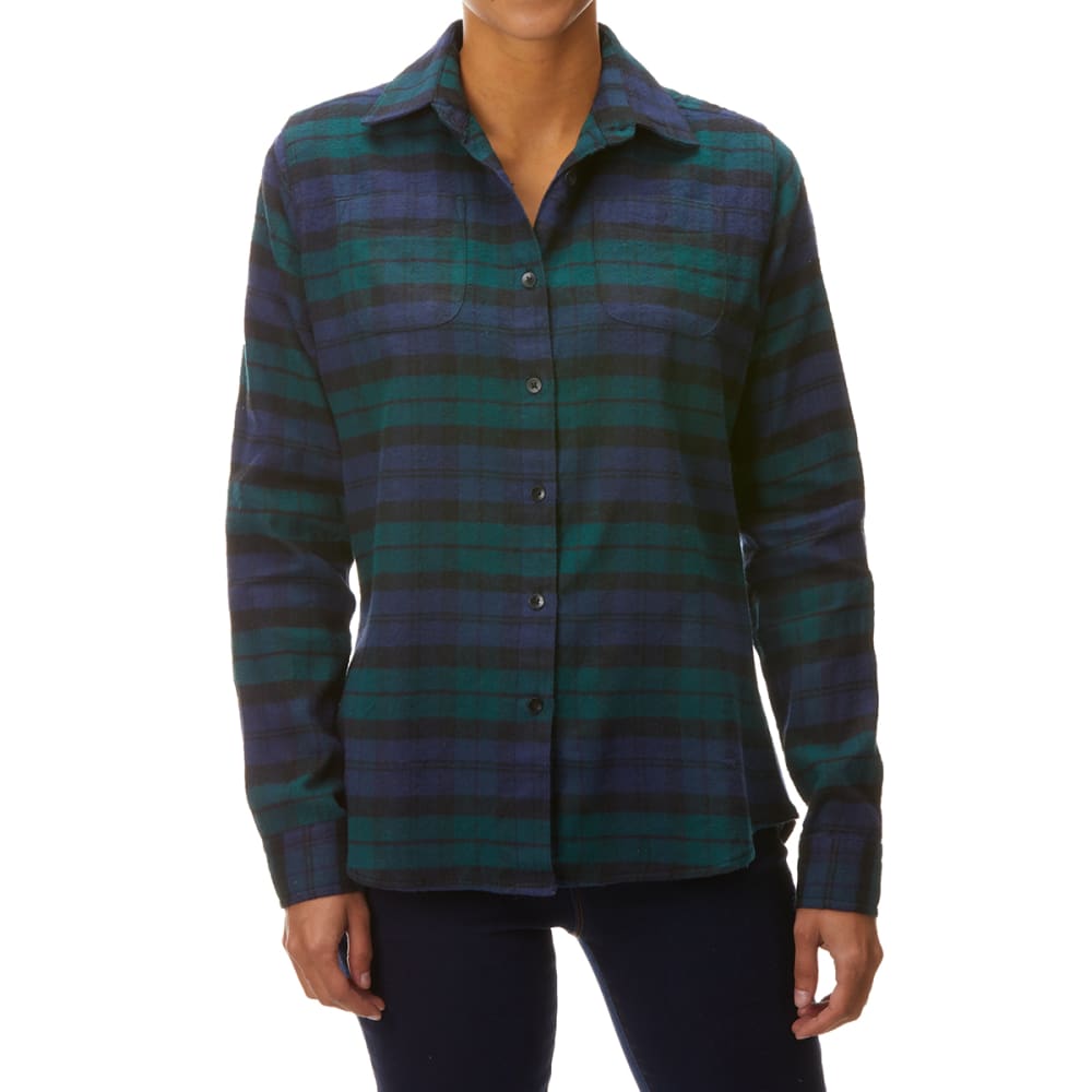 BCC ELEMENTS Women's Plaid Flannel Shirt S
