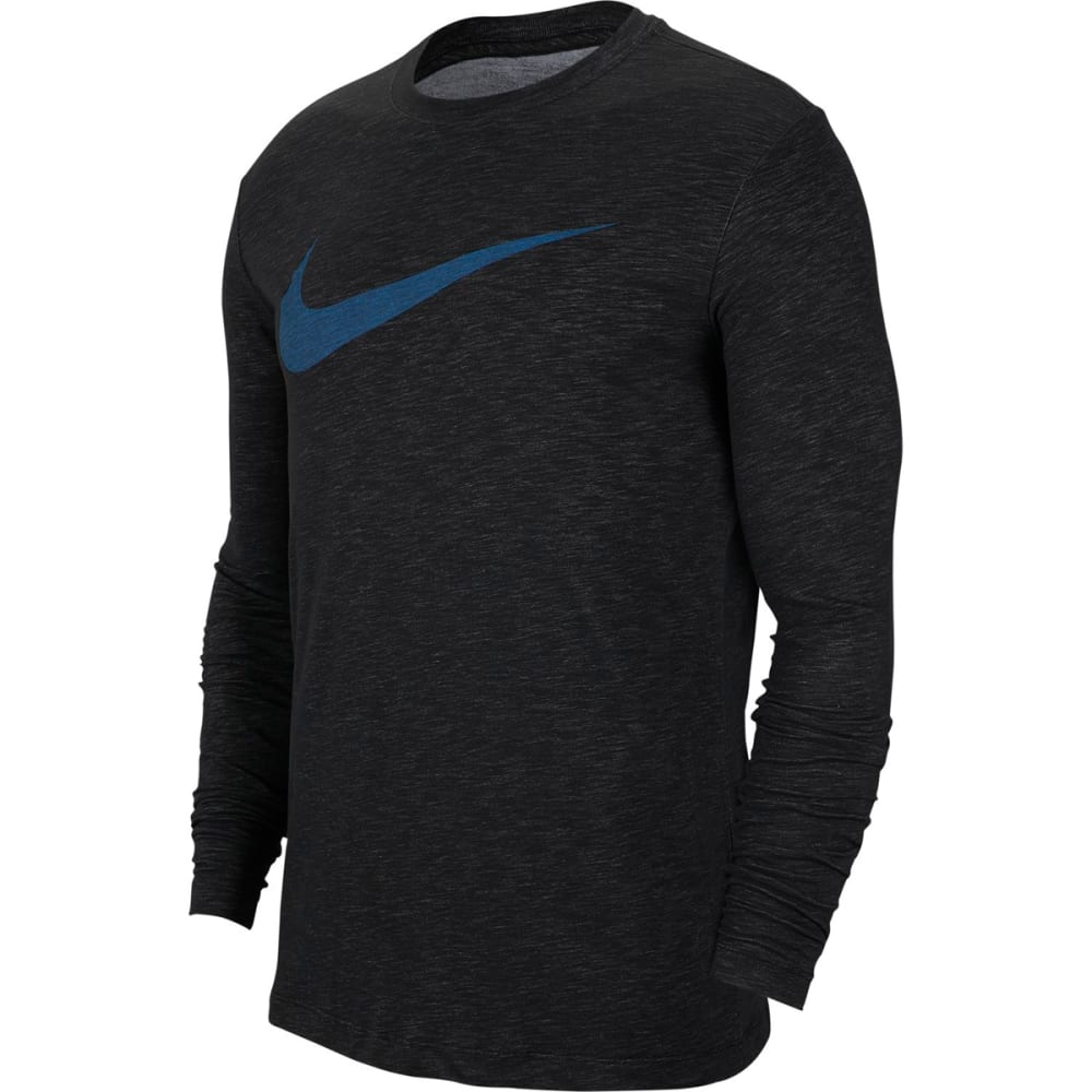 NIKE Men's Dri-Fit Cotton Long-Sleeve Swoosh Tee - Bob’s Stores