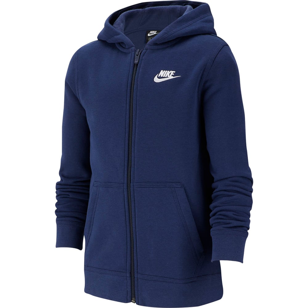 NIKE Big Boys' Full Zip Nike Swoosh Club Hoodie - Bob’s Stores