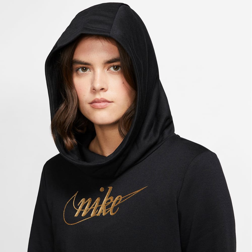 Nike - Women - GX Swoosh Pullover Hoodie - Black – Nohble