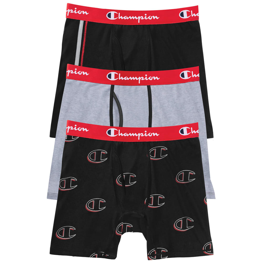 CHAMPION Men's Everyday Comfort Boxer Briefs, 3-Pack - Bob’s Stores