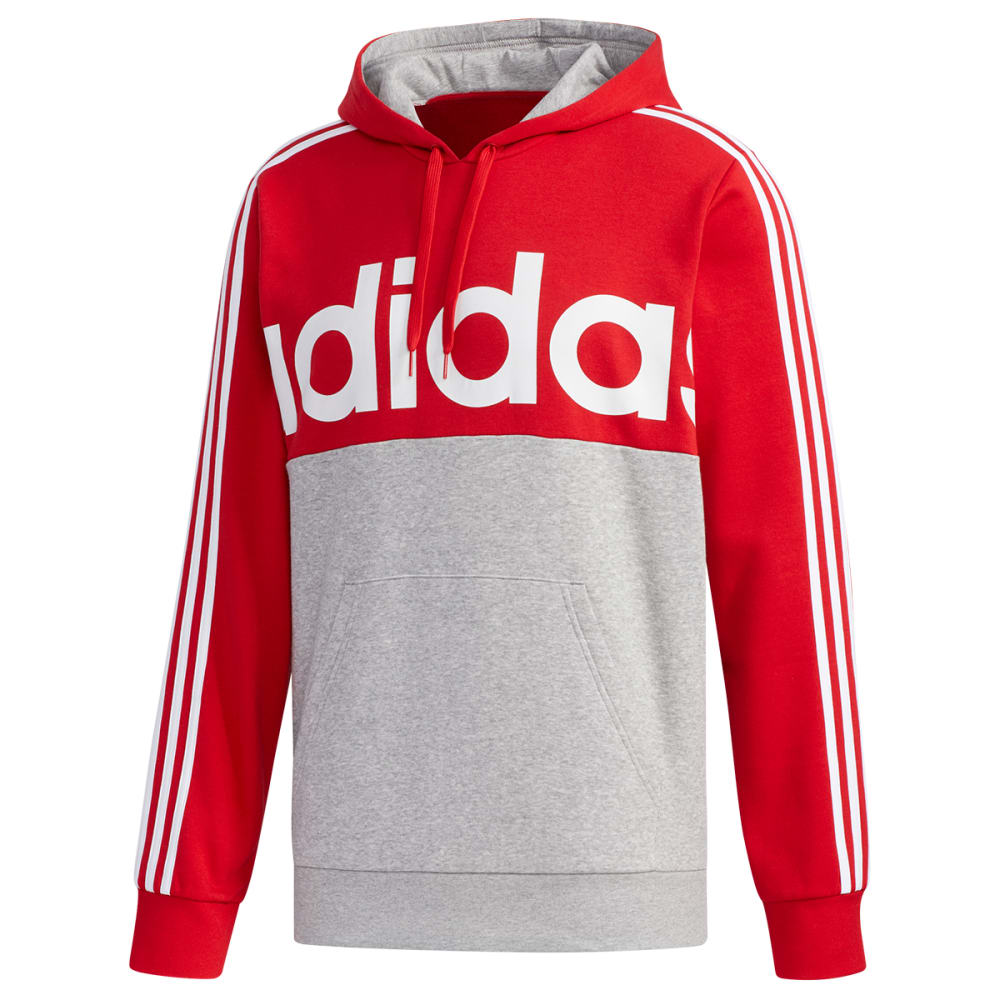 ADIDAS Men's Essential Colorblock Pullover Hoodie - Bob’s Stores