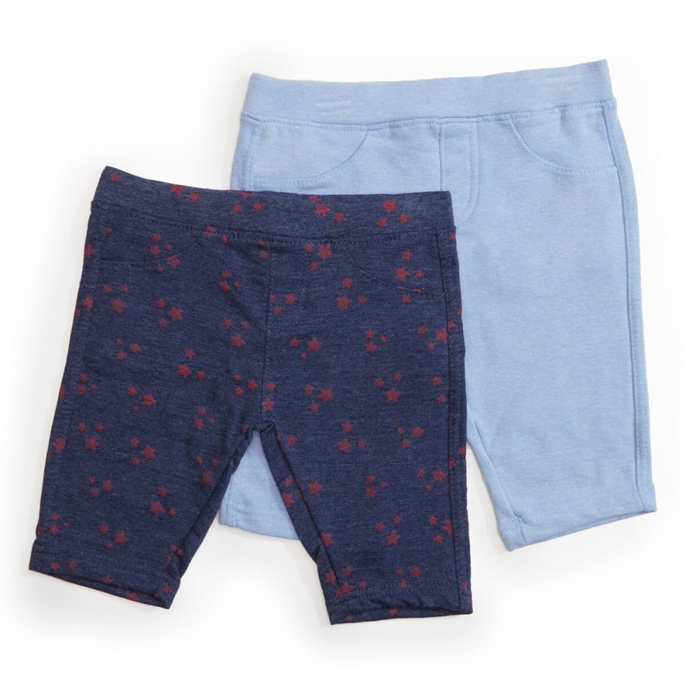 FREESTYLE Girls' Star Print Knit Shorts, 2-Pack 6