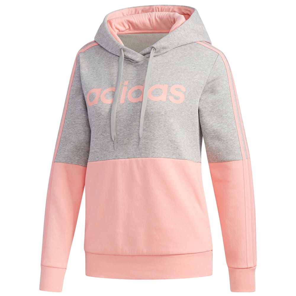 women's adidas colorblock hooded sweatshirt