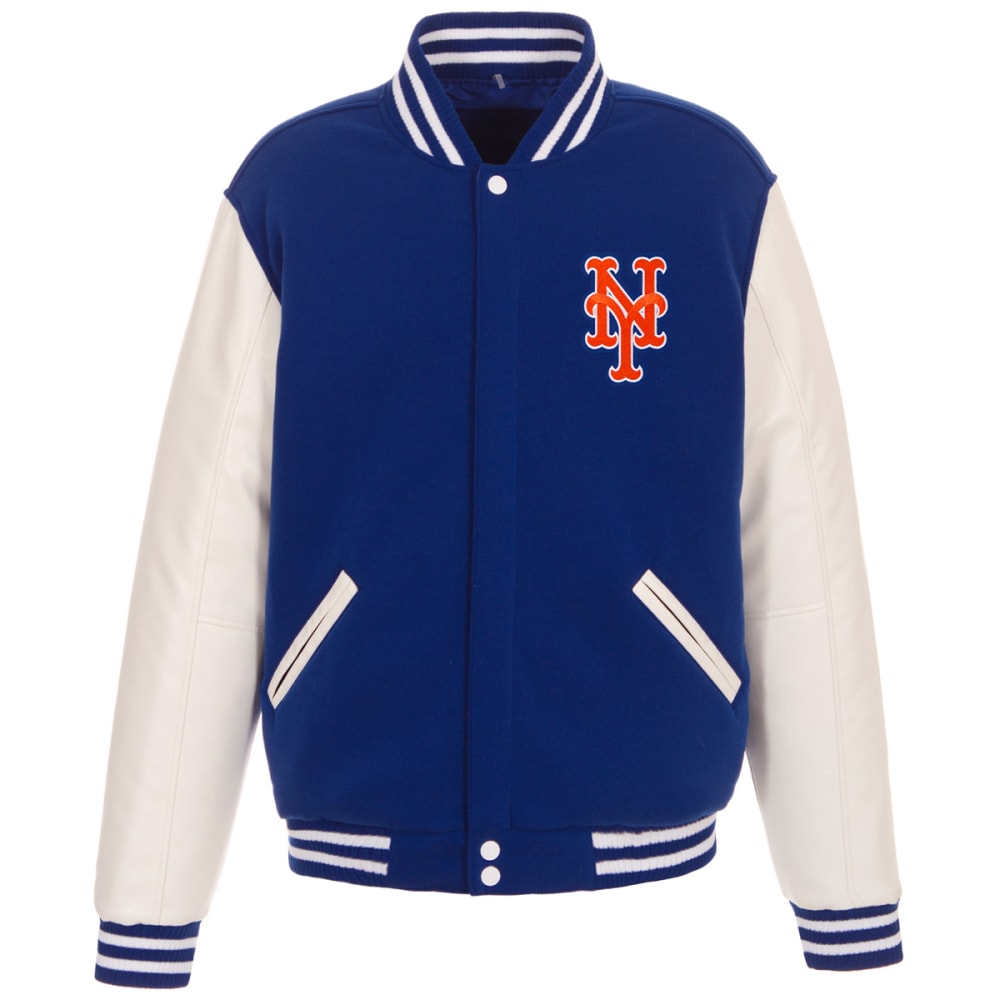 NEW YORK METS Men's Reversible Fleece Jacket - Bob’s Stores